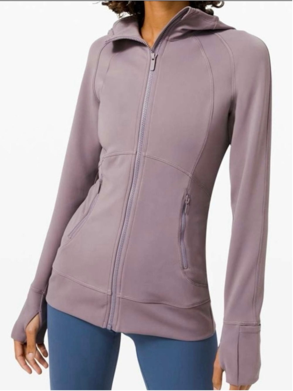 Lululemon Day Maker Full Zip Hoodie Lunar Rock Size 6